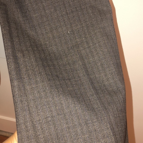 Bcbgmaxazria black, brown, tan mixed color trousers. Fitted semi flare leg - Picture 4 of 4